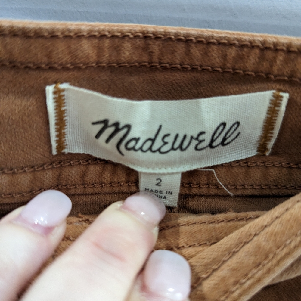 Madewell camel A-line miniskirt - Picture 3 of 3